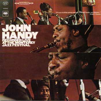 CD John Handy: Recorded Live At The Monterey Jazz Festival LTD