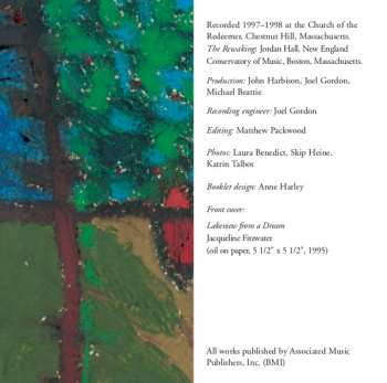 2CD John Harbison: The Rewaking, String Quartet No. 3, Fantasia On A Ground, Thanks Victor
