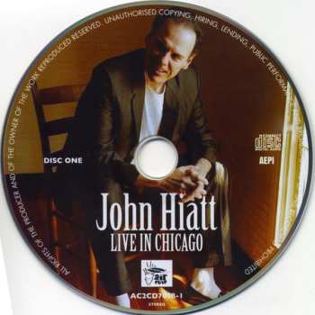 2CD John Hiatt: Live In Chicago