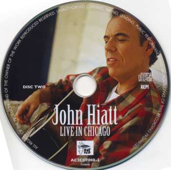 2CD John Hiatt: Live In Chicago