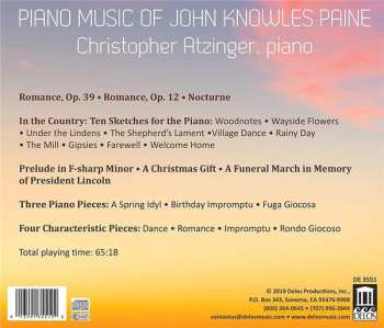 CD John Knowles Paine: Piano Music Of John Knowles Paine