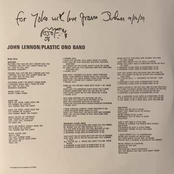 2LP John Lennon: John Lennon / Plastic Ono Band DLX