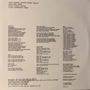2LP John Lennon: John Lennon / Plastic Ono Band DLX