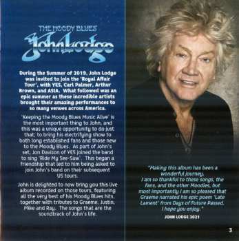 CD John Lodge: The Royal Affair And After
