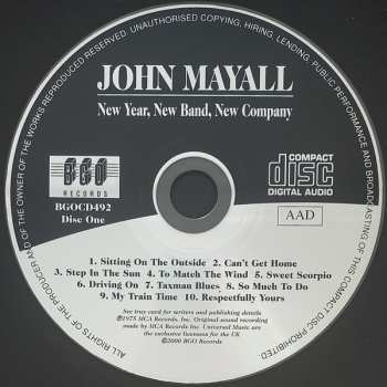 2CD John Mayall: New Year, New Band, New Company / Lots Of People
