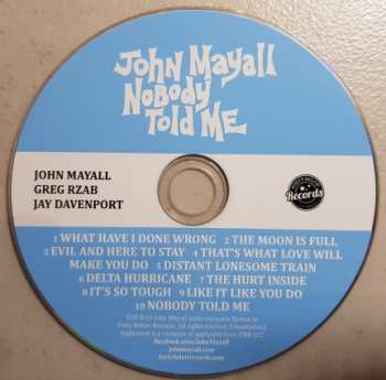 CD John Mayall: Nobody Told Me DIGI