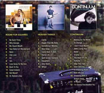 3CD/Caja John Mayer: 3CD ROOM FOR SQUARES - HEAVIER THINGS - CONTINUUM