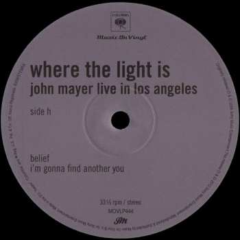 4LP/Caja John Mayer: Where The Light Is: John Mayer Live In Los Angeles