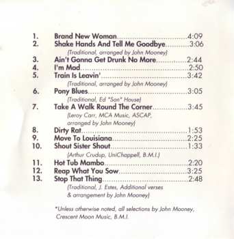 CD John Mooney: Comin' Your Way