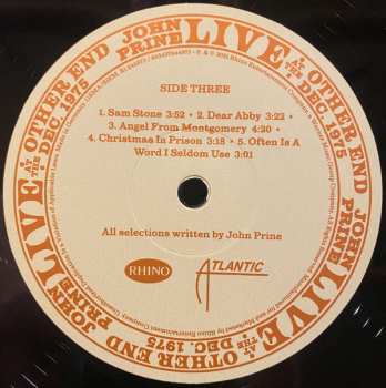 4LP/Caja John Prine: Live At The Other End Dec. 1975 LTD