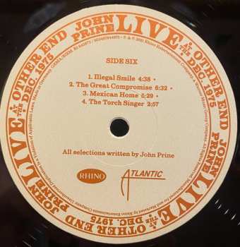 4LP/Caja John Prine: Live At The Other End Dec. 1975 LTD