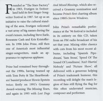 CD John Prine: Live At The Singer-Songwriter Festival