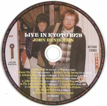 CD John Renbourn: Live In Kyoto 1978