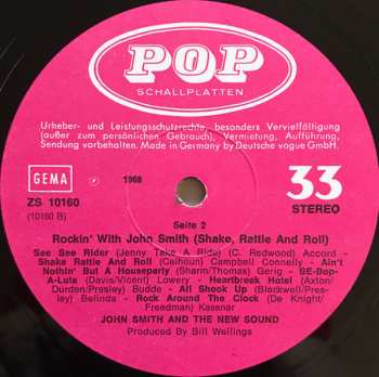 LP John Smith And The New Sound: Rockin' With John Smith (Shake, Rattle And Roll)