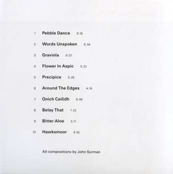 CD John Surman: Words Unspoken
