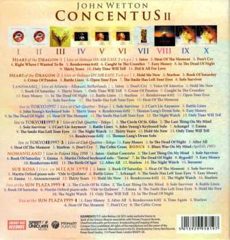 10CD/Caja John Wetton: Concentus II - The John Wetton Live Collection Volume Two