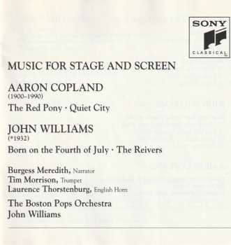 CD John Williams: Music For Stage And Screen