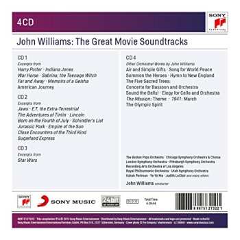 4CD/Caja The London Symphony Orchestra: The Great Movie Soundtracks: Star Wars • Harry Potter • Indiana Jones • E.T. •  Schindler's List •  Jurassic Park And More