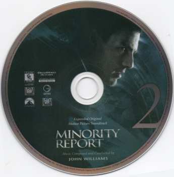 2CD John Williams: Minority Report (Expanded Original Motion Picture Soundtrack) LTD