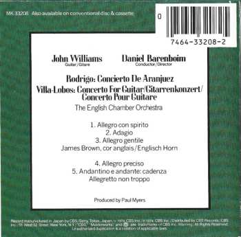 CD Joaquín Rodrigo: Concierto De Aranjuez / Guitar Concerto = Gitarrenkonzert = Concerto Pour Guitare