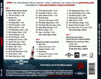 3CD John Williams: Jaws (50th Anniversary Edition)