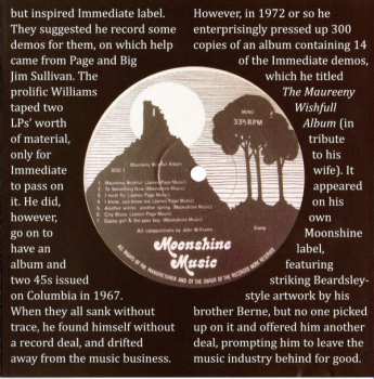 CD John Williams: The Maureeny Wishfull Album