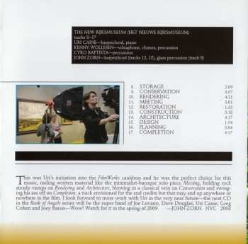 CD John Zorn: Filmworks XXI: Belle De Nature And The New Rijksmuseum