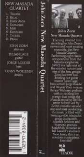 CD John Zorn: New Masada Quartet