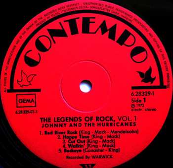 2LP Johnny And The Hurricanes: The Legends of Rock, Vol. 1