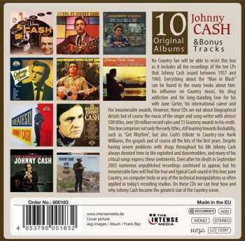 10CD/Caja Johnny Cash: 10 Original Albums