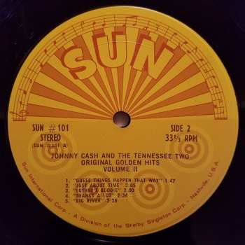 LP Johnny Cash & The Tennessee Two: Original Golden Hits Volume II