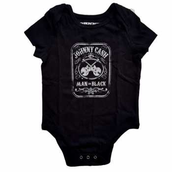 Merch Johnny Cash: Para niños Body Man In Black 