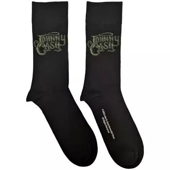 Calcetines tobilleros Text Logo Johnny Cash