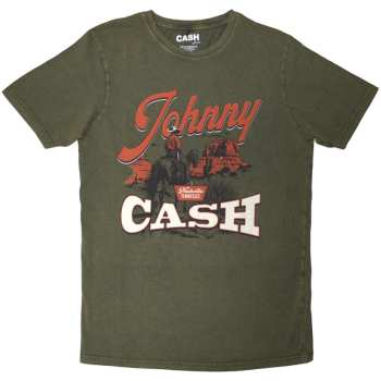Merch Johnny Cash: Stone Wash Camiseta Desert Cowboy