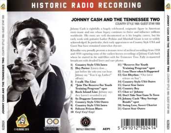 CD Johnny Cash & The Tennessee Two: Country Style 1958 / Guest Star 1959