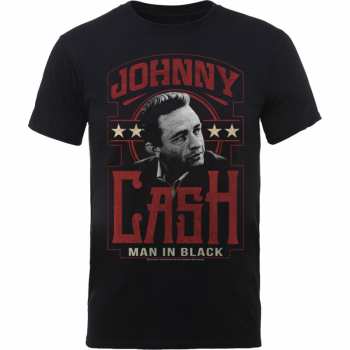 Merch Johnny Cash: Camiseta Man In Black 
