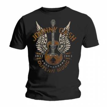 Merch Johnny Cash: Camiseta Outlaw 