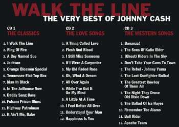 3CD Johnny Cash: Walk The Line - The Very Best Of Johnny Cash