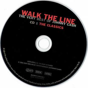 3CD Johnny Cash: Walk The Line - The Very Best Of Johnny Cash