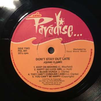 LP Johnny Clarke: Don't Stay Out Late