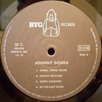 LP Johnny Dodds: Weary Way Blues