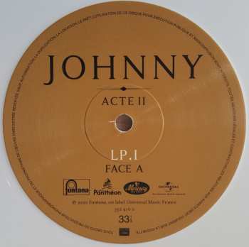 2LP Johnny Hallyday: Acte II CLR | LTD | NUM