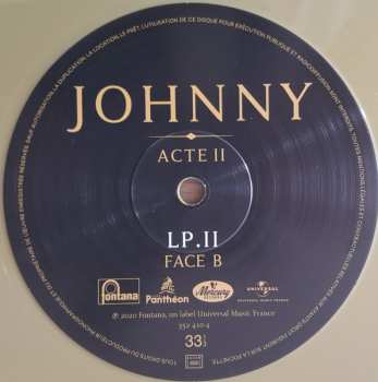 2LP Johnny Hallyday: Acte II CLR | LTD | NUM