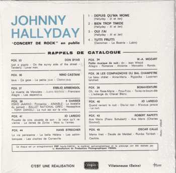SP Johnny Hallyday: Concert De Rock En Public LTD | CLR