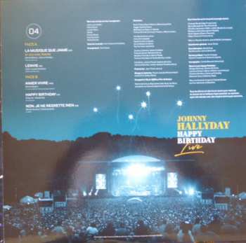 4LP/Caja Johnny Hallyday: Happy Birthday Live - Parc De Sceaux 15.06.2000 LTD | NUM