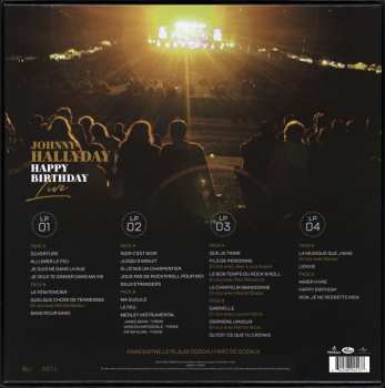 4LP/Caja Johnny Hallyday: Happy Birthday Live - Parc De Sceaux 15.06.2000 LTD | NUM