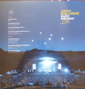 4LP/Caja Johnny Hallyday: Happy Birthday Live - Parc De Sceaux 15.06.2000 LTD | NUM