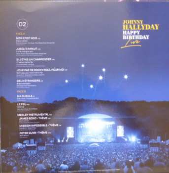 4LP/Caja Johnny Hallyday: Happy Birthday Live - Parc De Sceaux 15.06.2000 LTD | NUM
