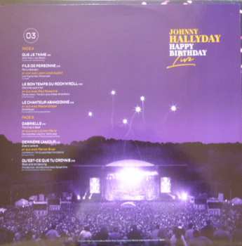 4LP/Caja Johnny Hallyday: Happy Birthday Live - Parc De Sceaux 15.06.2000 LTD | NUM