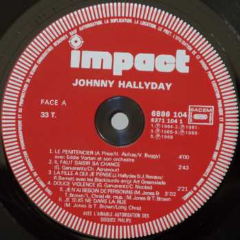 LP Johnny Hallyday: Johnny Hallyday